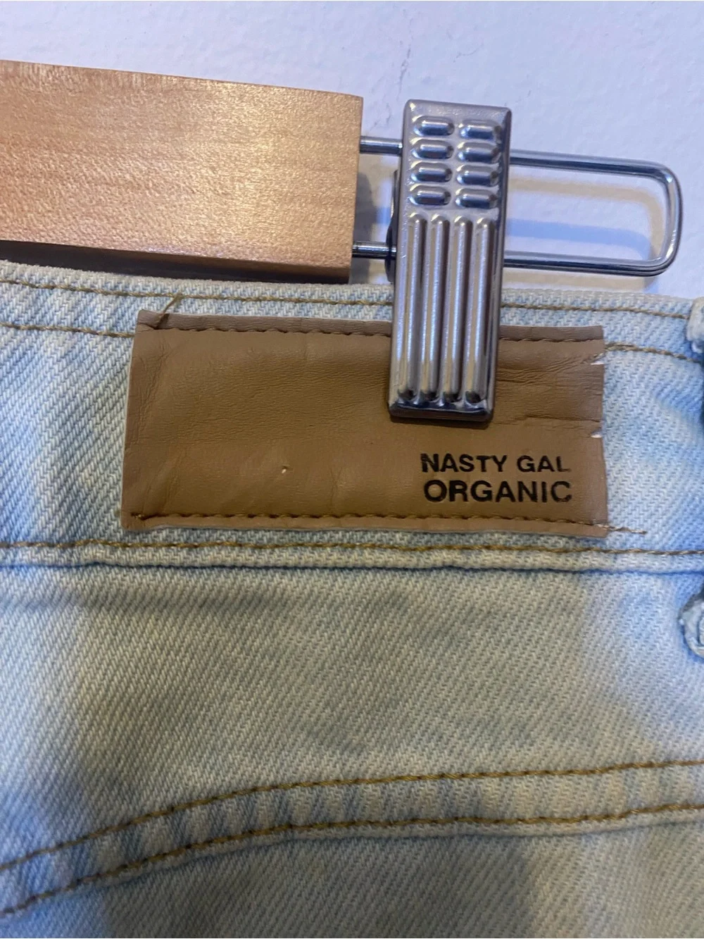 Nasty Gal Light Wash Denim Jeans